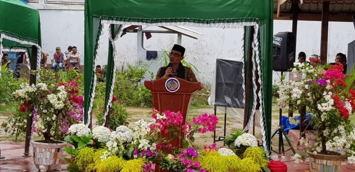 foto Tausiah yang disampaikan oleh Anggota DPD -RI Sudirman (Haji Uma) di Acara Maulid Nabi Besar Muhammad SAW Di Lapas IDI