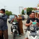 Cegah Dampak Buruk, Pengguna Jalan di Abdya Dibekali Masker