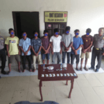 Polres Aceh Utara Amankan 8 Pemuda Penyalahgunaan Sabu