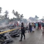Breaking News : 19 Ruko Kayu di Aceh Utara Hangus Terbakar