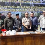Polres Aceh Selatan Musnahkan Barang Bukti Narkotika dari 5 Kasus