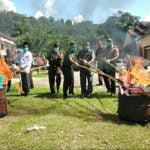 Kejari Abdya Musnahkan Barang Bukti dari 40 Kasus