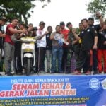 HUT LAN dan TNI, Ribuan Peserta Ikut Senam Sehat dan Gerak Jalan Santai di Lhokseumawe