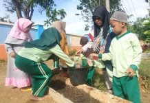 PAUD IT Riyadusshalihin Langsa Jadikan Cinta Lingkungan Ekstra Kurikuler