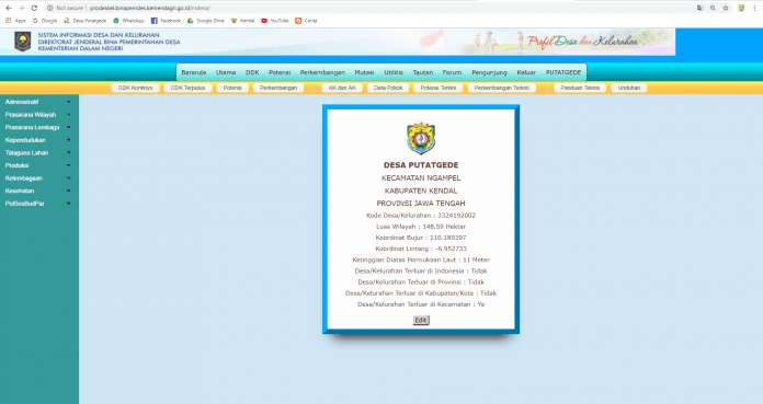 Prodeskel Milik Kemendagri