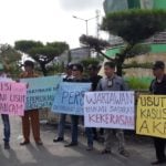 Tuntut Stop Kriminalisasi Pers, Puluhan Wartawan dan LSM Gelar Aksi di Subulussalam