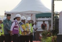 Presiden Jokowi Tinjau Pembangunan Tol Sigli-Banda Aceh