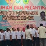 Pengurus KONI Subulussalam Dikukuhkan, Mualem: Pengurus Mesti Siap Hadapi PORA
