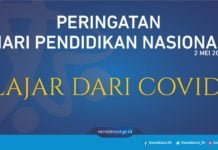Peringatan Hari Pendidikan Nasional “Belajar dari Covid-19” Adalah Tema Hardiknas 2020