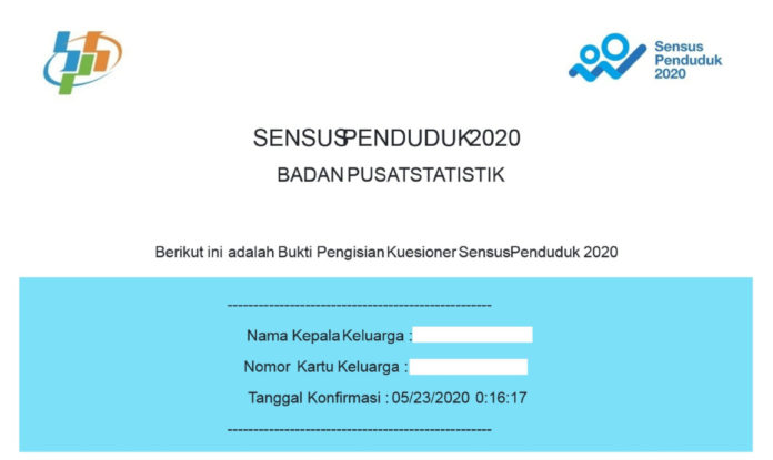 Sensus Penduduk Online 2020 Berakhir Pada 29 Mei, Berikut Cara dan Tutorial Mengisi Data Saat Login di Website sensus.bps.go.id 