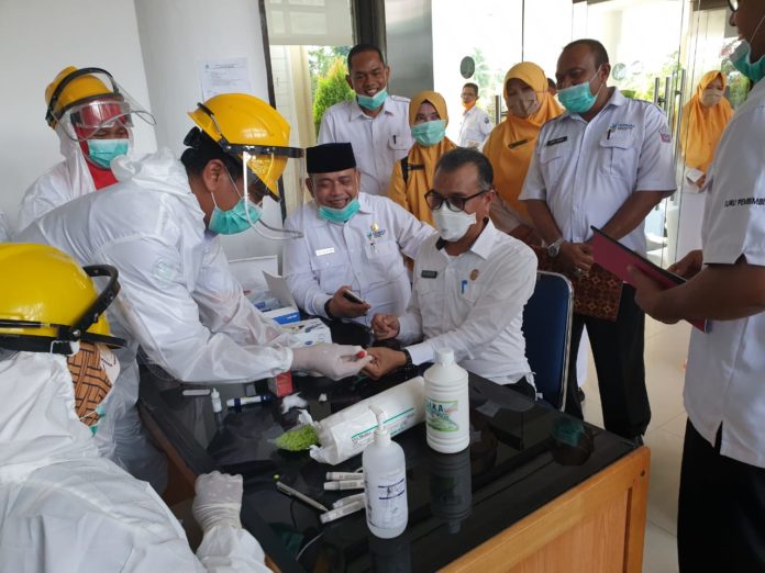 Rapid Test di Kantor Bupati Pijay