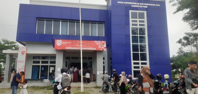 Kantor Disdukcapil Kabupaten Pidie, Foto (TSM)