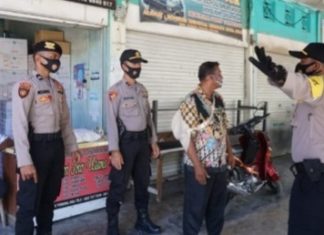 Tindak Lanjut Perbup, Polres dan TGP2 Covid-19 Pidie Gelar Yustisi Disiplin Prokes