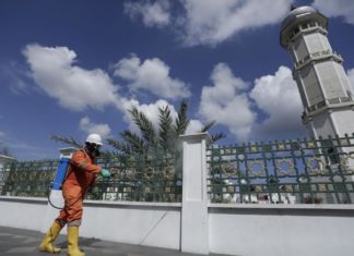 Cegah Penyebaran Covid-19, BPBD Banda Aceh Perbanyak Desinfeksi Ruang Publik