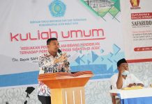 Wakil Ketua DPRA: Kemiskinan Aceh Berdampak dari Faktor Pendidikan