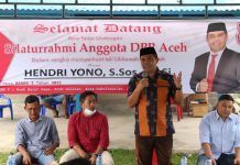 Reses di Pasie Raja Aceh Selatan, Hendri Yono Tampung Aspirasi Masyarakat