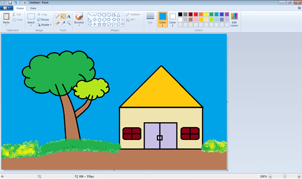 Cara Mengecilkan Ukuran Foto dengan Paint