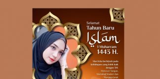Twibbon 1 Muharram 1443 H - Tahun Baru Islam 2021