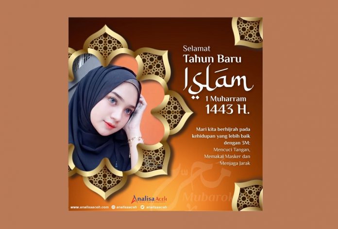 Twibbon 1 Muharram 1443 H - Tahun Baru Islam 2021