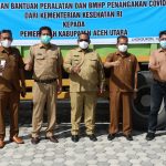 Wabup Fauzi Yusuf Terima Bantuan BMHP Covid-19 dari Kemenkes RI