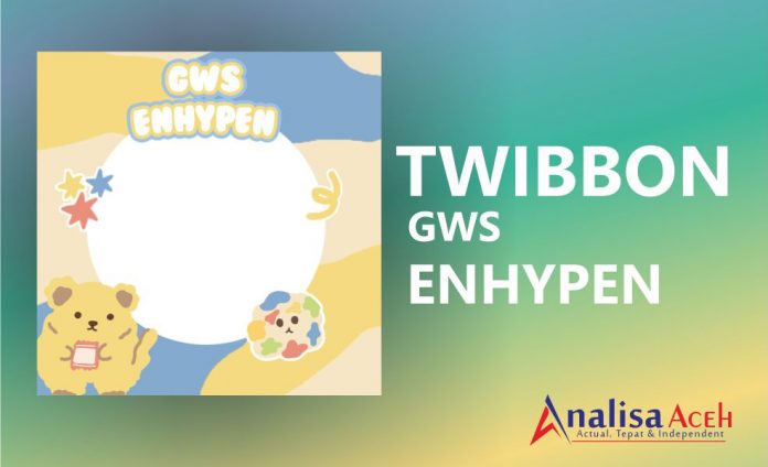 Twibbon GWS ENHYPEN Bingkai Foto dari Engene