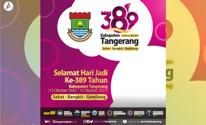 Twibbon Hari Jadi Kabupaten Tangerang ke-389 Tahun
