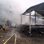 Bangunan Dayah Hidayatullah Bener Meriah Terbakar