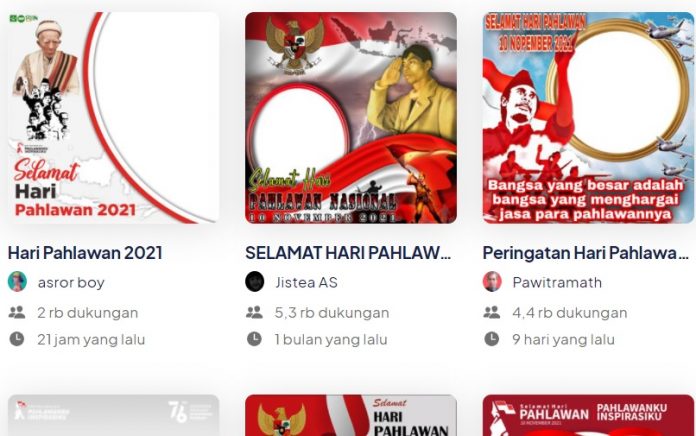 Twibbon Hari Pahlawan