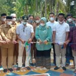 Tgk Amran Resmikan Sanimas di Pucok Krueng Aceh Selatan
