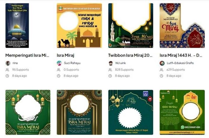 Twibbon Isra Miraj 2022 Terbaru