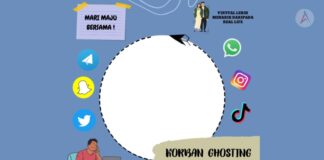 Twibbon Korban Virtual