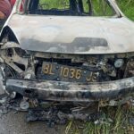 Mobil Rombongan Bidan Aceh Utara Terbakar di Bener Meriah