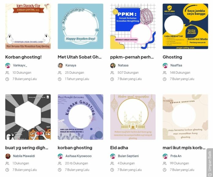 Twibbon Deket Doang ga Jadian 2022