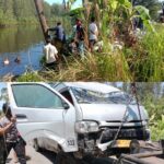 Sopir Mengantuk, Toyota Hiace Terjun ke Sungai di Pasie Lembang Aceh Selatan