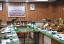 Sekda Aceh Pimpin Sosialisasi dan Penyusunan SOP RENCONG Aceh