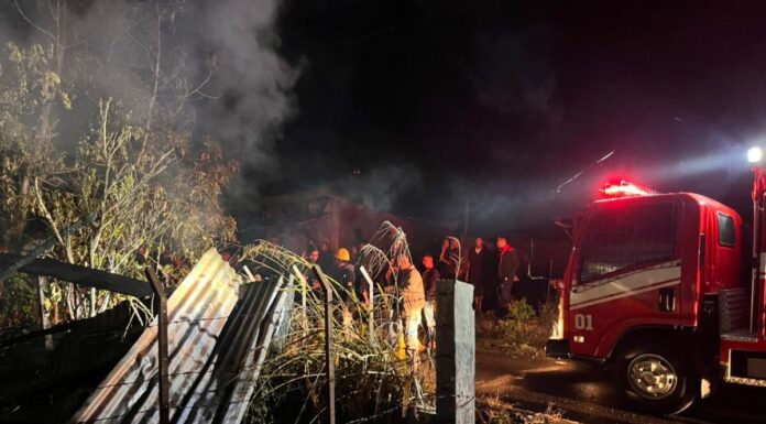 Kebakaran di Bukit Bener Meriah, Tiga Rumah Hangus Terbakar