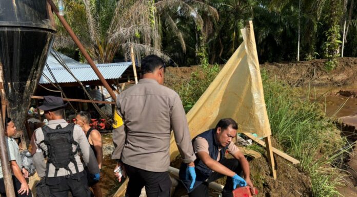 Diduga Cemari Lingkungan, Limbah Tong Emas di Abdya Diperiksa Polisi