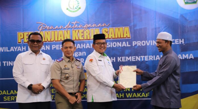 Ribuan Tanah Wakaf di Aceh Belum Bersertifikat