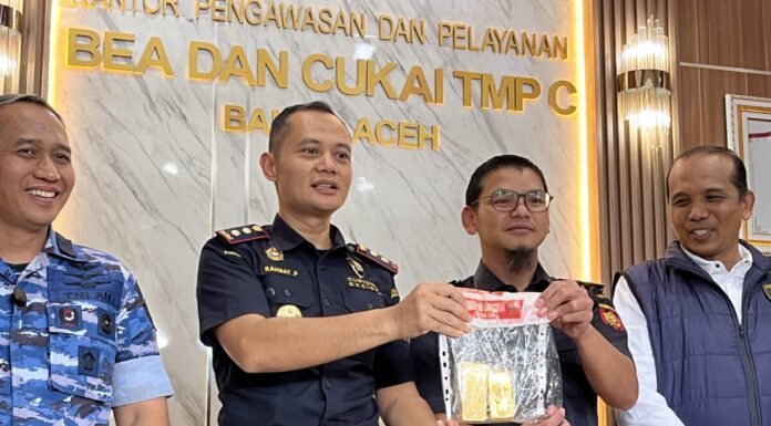 Bea Cukai Gagalkan Penyelundupan 898 Mayam Emas ke Malaysia