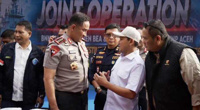 Kapolri Tinjau Laboratorium Sabu di Pidie, 1,2 Ton Barang Bukti Disita